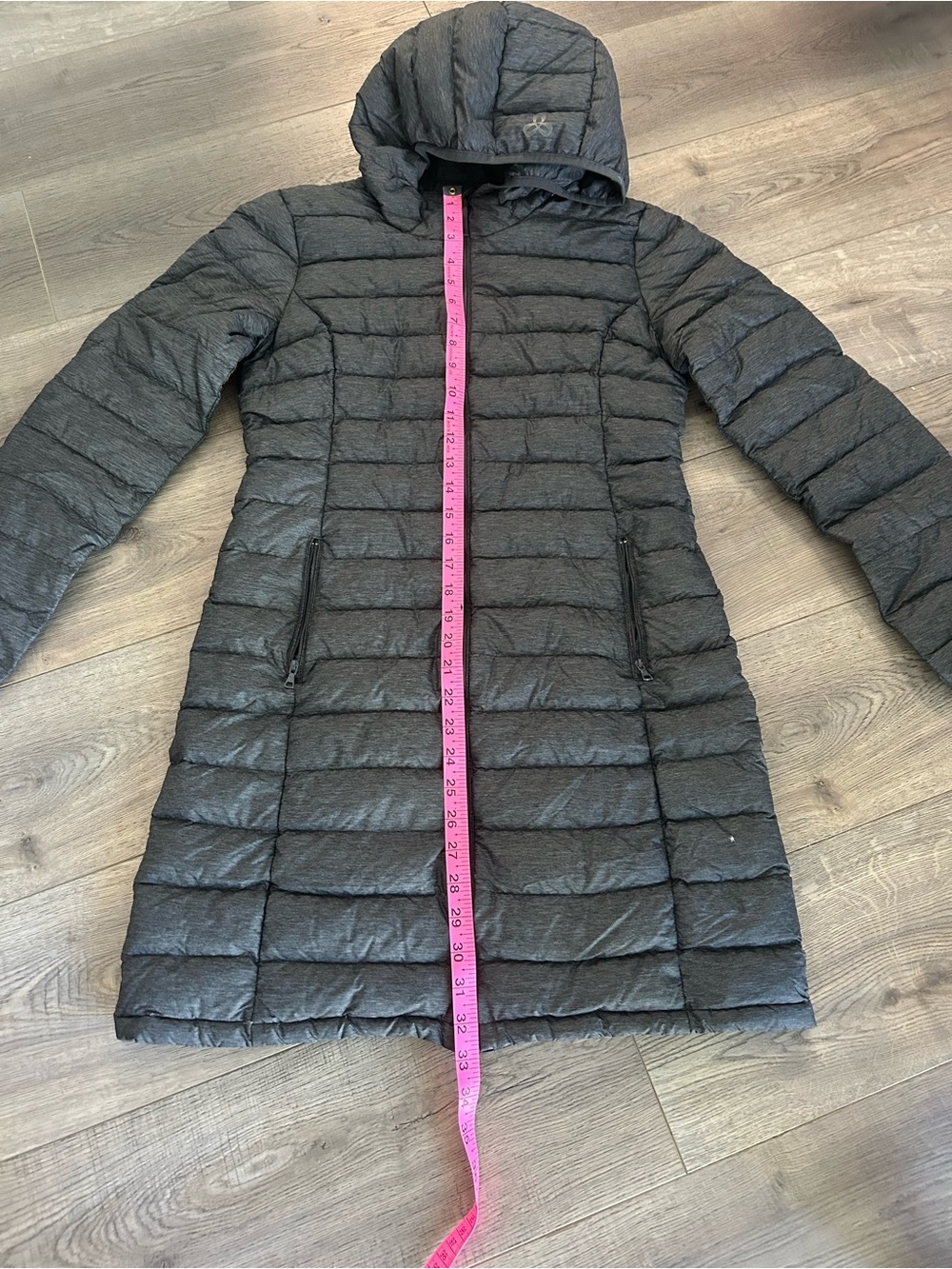 TNA Botanie Super Light Packable Women's Hooded Long Puffer Coat - Black - Picture 6 of 8